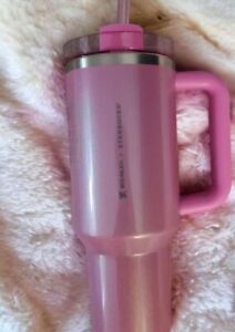 2024 Starbucks x Stanley Cup Holiday Tumbler 40 oz Pink - Sold on eBay January 15th, 2024 for $206.50 (18 bids) 