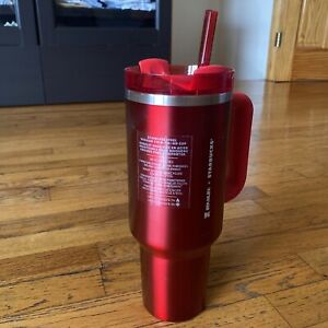 **NEW** LIMITED Starbucks + Stanley Holiday 2023 40oz Red Tumbler. FREE SHIP - Sold on eBay December 19th, 2023 for $200.00