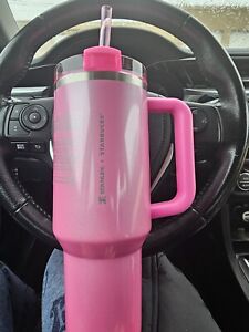 Stanley x Starbucks Exclusive 2024 Pink 40oz Tumbler NEW Early Release!!! - Sold on eBay January 2nd, 2024 for $185.50 (35 bids) 