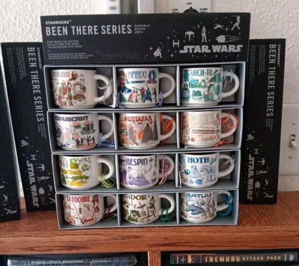Star Wars Starbucks “been there” series mug ornaments complete collection new - Sold on eBay October 25th, 2024 for $299.99