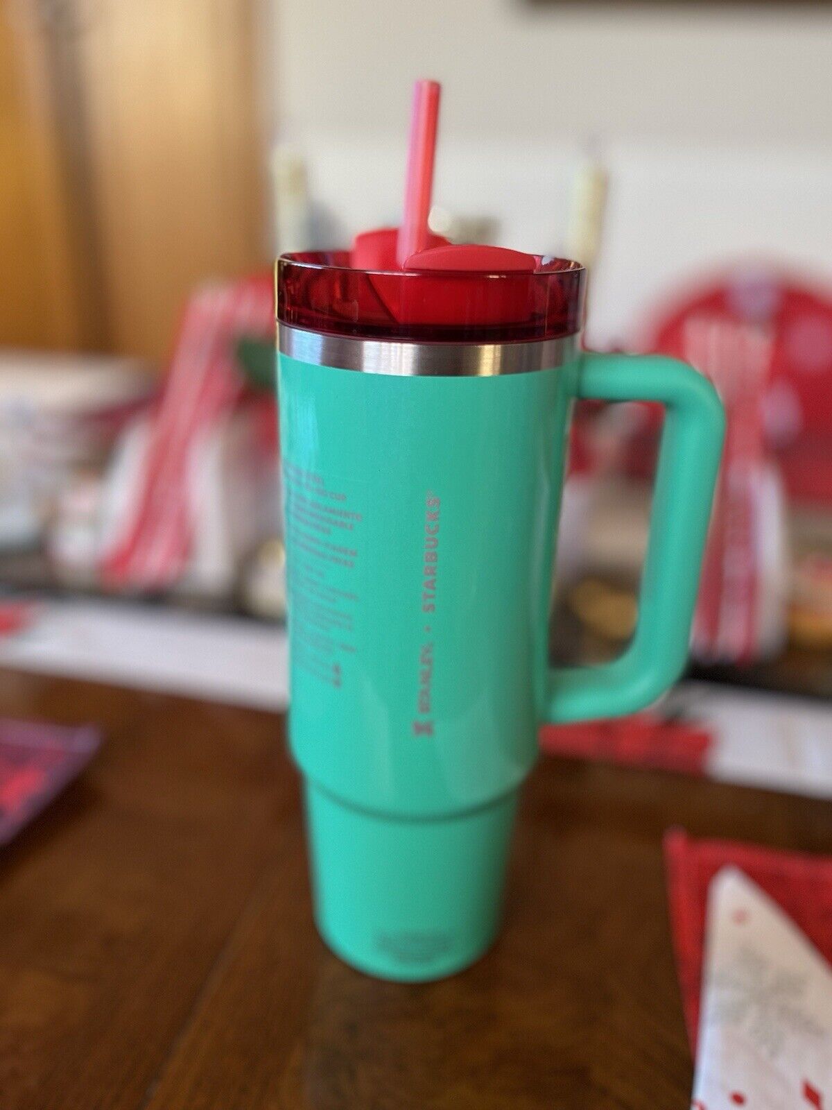 Starbucks Stanley Tumbler 30oz.   Christmas Limited Edition-2024 - Sold on eBay December 15th, 2024 for $100.00