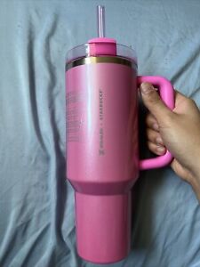 Stanley x Starbucks Exclusive Tumbler 40oz Pink NEW 2024 IN HAND / SHIPS ASAP - Sold on eBay February 7th, 2024 for $275.00
