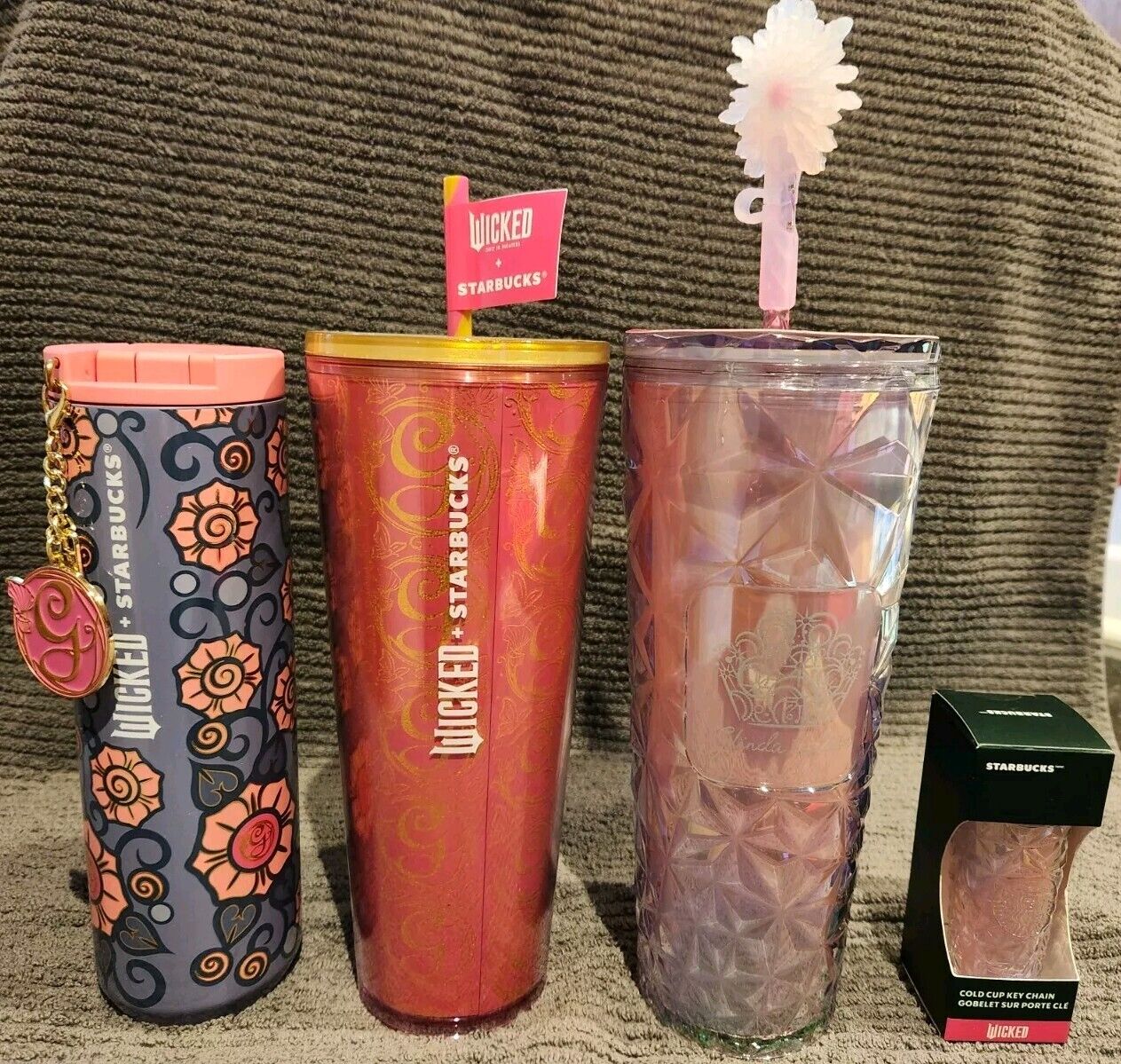 Glinda's Collection, Complete, New, In Hand: Starbucks Wicked Series Cups. Prism - Sold on eBay January 15th, 2025 for $260.00