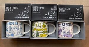 2020 Starbucks Been There Star Wars Coffee Mugs | Hoth Bespin Dagobah Set | New - Sold on eBay December 25th, 2023 for $400.00
