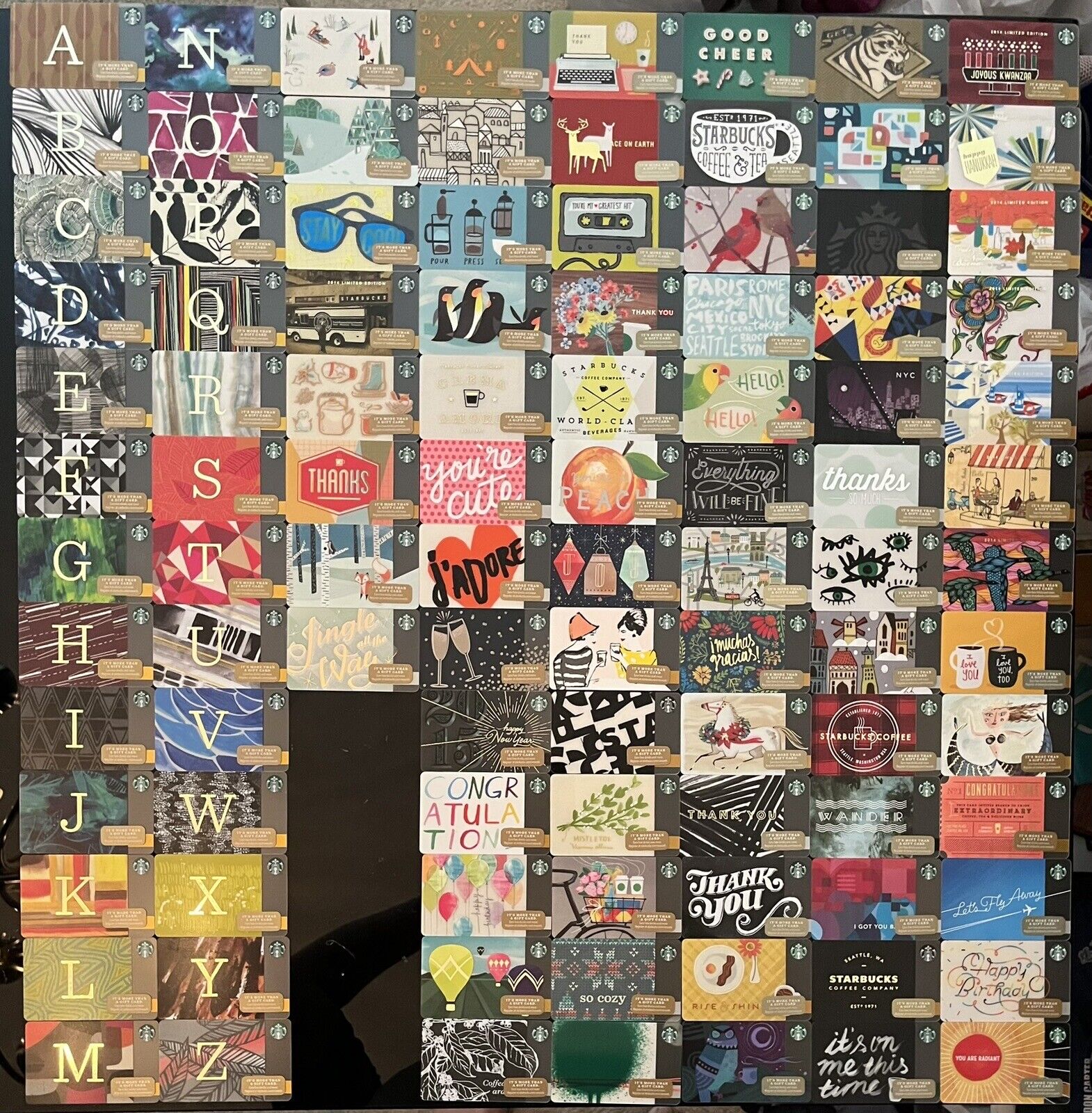 Starbucks 2014 Christmas US Edition 99 Card Full Set 5 Cards * 67 Ireland Cards - Sold on eBay November 23rd, 2024 for $110.00