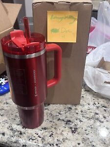 Starbucks X Stanley Holiday 2023 Collab (40 oz) Red Tumbler - Sold on eBay December 11th, 2023 for $182.50 (23 bids) 