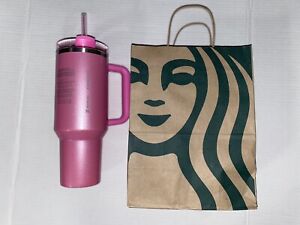 Stanley x Starbucks Winter Pink 40oz Tumbler (2024 Target Exclusive) New In Hand - Sold on eBay January 8th, 2024 for $250.00