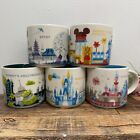 Starbucks + Disney World Parks - YOU ARE HERE - 14 fl oz Mugs • SET of 5 Cups - Sold on eBay July 1st, 2024 for $154.97
