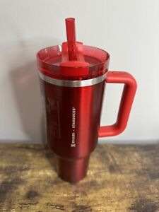 ?NEW LIMITED Starbucks x Stanley Cup Holiday 2023 Collab (40 oz) Red Tumbler ??? - Sold on eBay November 4th, 2023 for $149.90