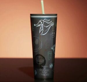 Disney Starbucks The Nightmare Before Christmas Tumbler with Straw CONFIRMED - Sold on eBay October 27th, 2023 for $150.00 (19 bids) 