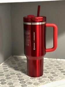 ??NEW LIMITED EDITION Starbucks x Stanley Cup 2023 Collab (40 oz) Red Tumbler - Sold on eBay December 11th, 2023 for $230.00