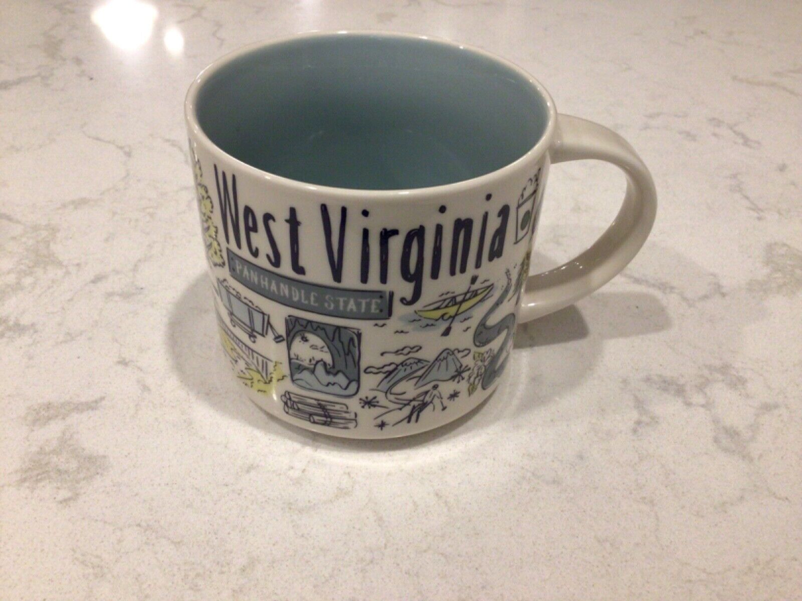 Starbucks Mug West Virginia Been There Series 14oz Collectible Coffee Cup 2018 - Sold on eBay March 9th, 2025 for $100.00 (2 bids) 