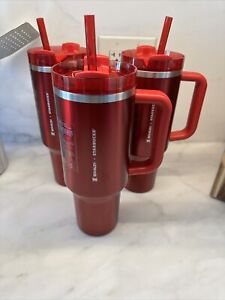 BRAND NEW Starbucks X Stanley 2023 Holiday Red Collab 40oz Tumbler Limited Edit - Sold on eBay November 7th, 2023 for $143.00 (16 bids) 