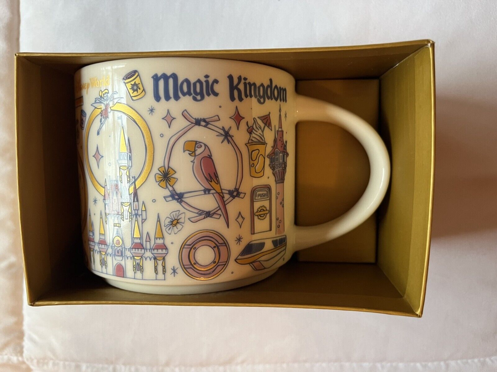 14oz Starbucks Disney 50th Magic Kingdom "Been There Series" Mug - Sold on eBay December 13th, 2024 for $75.00