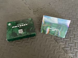 Starbucks Odyssey Gift Card - Custom Exclusive Collectible - Limited Edition! - Sold on eBay November 18th, 2023 for $199.00 (19 bids) 