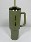 Starbucks Olive Green Pearl Stanley 40oz Tumbler Glitter Fall Release 2024 New - Sold on eBay August 24th, 2024 for $97.97