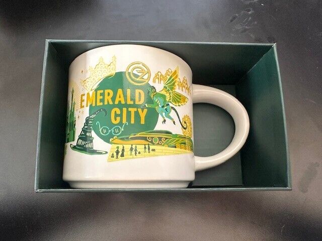 Starbucks WICKED EMERALD CITY Discovery Series Mug - NEXT DAY AIR Available! - Sold on eBay January 25th, 2025 for $250.00 (1 bids) 