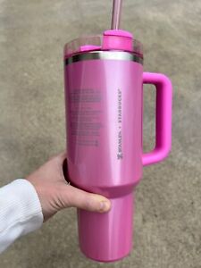 Starbucks x Stanley Winter Pink 40oz Quencher Tumbler *LIMITED RELEASE* Jan 2024 - Sold on eBay January 6th, 2024 for $305.00 (46 bids) 