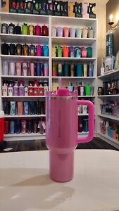 Stanley x Starbucks Quencher 40oz Tumbler Pink (2024) Real Cup - Sold on eBay January 13th, 2024 for $222.50 (2 bids) 