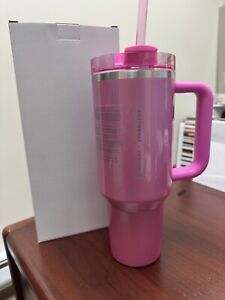 Stanley x Starbucks Exclusive 2024 Pink 40oz Tumbler ACTUAL CUP -SAME DAY SHIP - Sold on eBay January 31st, 2024 for $299.00