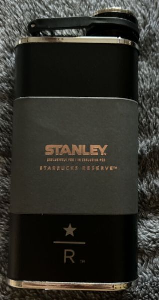 Starbucks Reserve x Stanley Black Design Flask 8 fl. oz. With Bag - Sold on eBay December 22nd, 2023 for $149.99