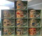 Starbucks Coffee Mug Been There Series  NEW 10pc Lot 14 oz Cup Globe Collection