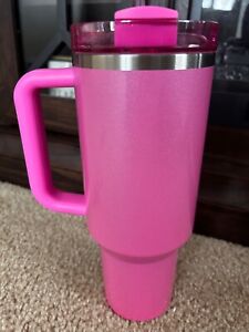 Stanley - Starbucks Limited Edition Pink 40 oz. Tumbler, Target, Sparkles - Sold on eBay February 5th, 2024 for $255.00 (13 bids) 