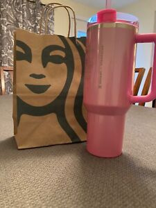 Stanley x Starbucks Exclusive 2024 Pink 40oz. Tumbler!!! - Sold on eBay January 6th, 2024 for $231.50 (26 bids) 