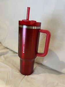 **NEW** LIMITED Starbucks + Stanley Holiday 2023 Collab 40oz Red Tumbler Mug