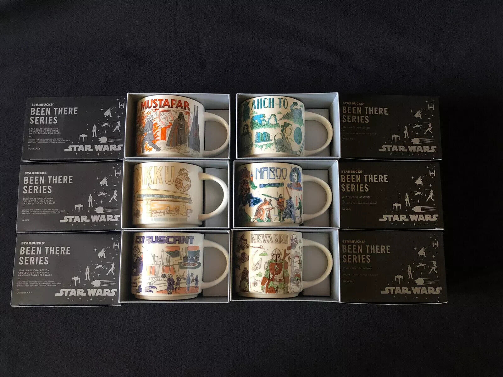 Star Wars x Starbucks - Been There Series - 6 Mug Set -  2022/2023 - Free Ship - Sold on eBay November 15th, 2024 for $199.00