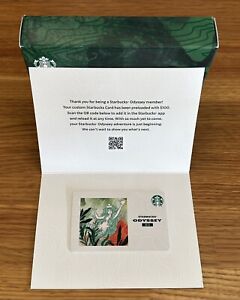 Starbucks Odyssey Gift Card with $100 Balance - Unique Exclusive Collectible - Sold on eBay December 10th, 2023 for $299.99