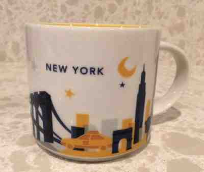 Starbucks New York City You are Here Collection Coffee Mug 14 oz 2014 - Sold on eBay Nov, 3rd 2018 for $17.99