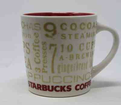 2008 Starbucks 12 Days Of Christmas Holiday Coffee Cup Mug 14 Oz - Sold on eBay Nov, 3rd 2018 for $12.50