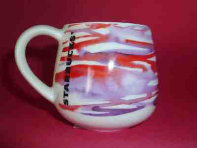 Starbucks Espresso Mug Red Purple 3 oz Demi Demitasse Mini Cup 2016  - Sold on eBay Nov, 3rd 2018 for $14.99