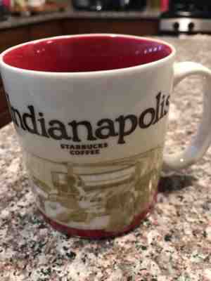 Starbucks collector series city mug 16 oz. Indianapolis - Sold on eBay Nov, 3rd 2018 for $12.50