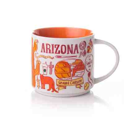 Starbucks ARIZONA Been There Series Coffee Mug Tea Cup 14 Oz - Sold on eBay Nov, 2nd 2018 for $29.95