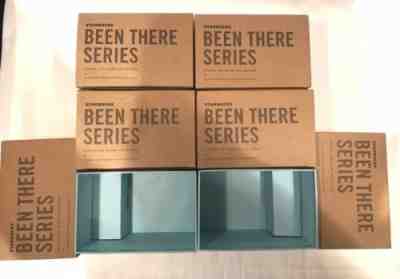 Starbucks Coffee Lot of 6 Been There Series EMPTY Mug Boxes Aqua 2018 Collectors - Sold on eBay Oct, 28th 2018 for $31.49