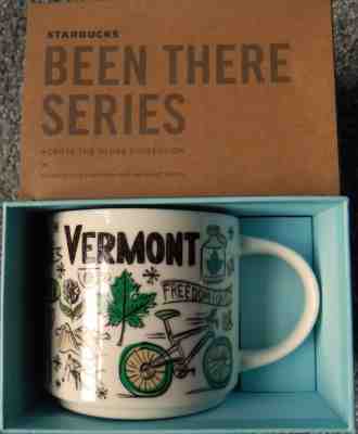 Vermont Starbucks Mug Coffee Cup Been There Series States New in Box 14 oz - Sold on eBay Oct, 27th 2018 for $39.99