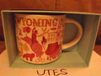 Starbucks Wyoming 2018 14 oz "Been There Series" Across the Globe Collection Mug - Sold on eBay Oct, 27th 2018 for $34.90