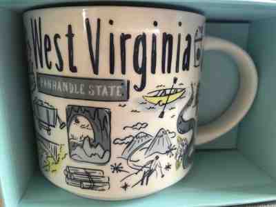 Starbucks West Virginia “Been There Series” 14oz Collector Mug WV Mountaineers - Sold on eBay Oct, 26th 2018 for $20.00