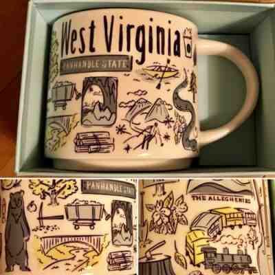 New In Box with sku Starbucks Cup West Virginia Been There coffee Mug - Sold on eBay Oct, 22nd 2018 for $25.00