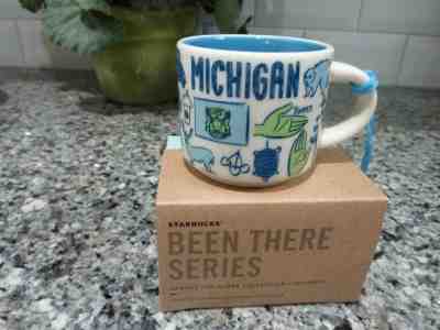 STARBUCKS BEEN THERE COLLECTION MINI 2 0Z MUG ORNAMENT Michigan NEW IN BOX 2018 - Sold on eBay Oct, 20th 2018 for $24.99