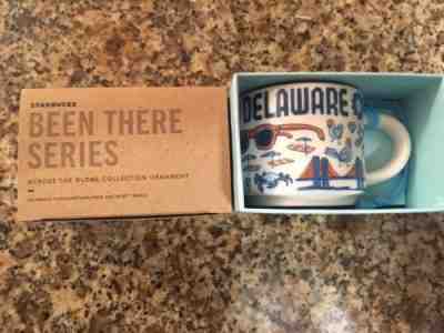 Starbucks “Been There Series” Mini Mug Ornament Delaware NIB - Sold on eBay Oct, 19th 2018 for $23.00