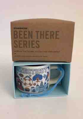 NiB Starbucks Been There Series Across The Globe Ornament Connecticut Mug - Sold on eBay Oct, 19th 2018 for $18.30