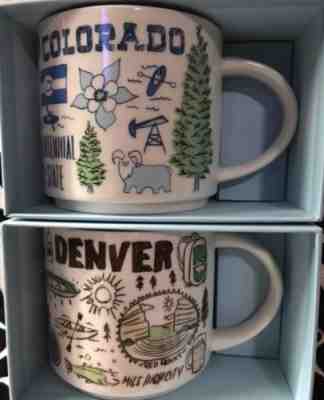 NIB Starbucks "Been There Series" Coffee Mug - Colorado And Denver 14oz - Sold on eBay Oct, 19th 2018 for $40.00