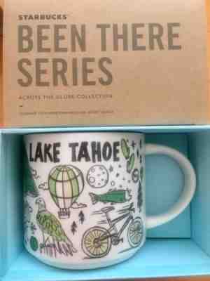 Starbucks Coffee Been There Series Mug 2018 LAKE TAHOE Cup 14 oz NWT & box - Sold on eBay Oct, 18th 2018 for $19.95