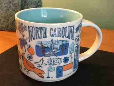 Starbucks Been There Series NORTH CAROLINA Across The Globe Collection 14oz Mug - Sold on eBay Oct, 18th 2018 for $10.00