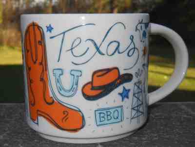  Starbucks Been There Series Texas Across The Globe Collection 14oz Mug  - Sold on eBay Oct, 18th 2018 for $8.99