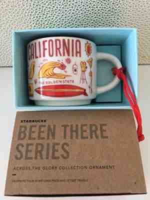 Starbucks 2018 BEEN THERE SERIES California Mini Mug 2 Oz Ornament Cup NEW Boxed - Sold on eBay Oct, 16th 2018 for $14.05