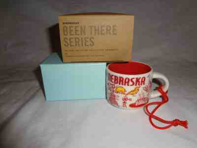 STARBUCKS NEBRASKA BEEN THERE SERIES 2 oz ORNAMENT - Sold on eBay Oct, 14th 2018 for $27.99